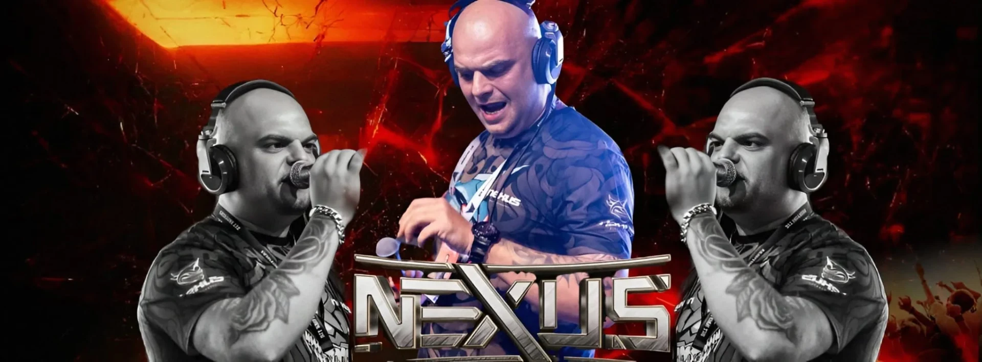 DJ NEXUS — banner sceniczny